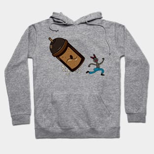 Running cartoon vintage Hoodie